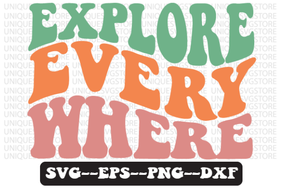 Explore Every Where Retro Svg Design Review