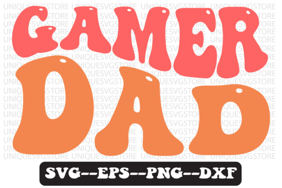 Gamer Dad Quote Retro SVG Design: A Nostalgic Embroidery Pick