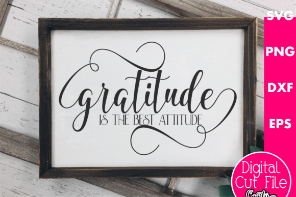 Gratitude Is the Best Attitude Embroidery Design Review
