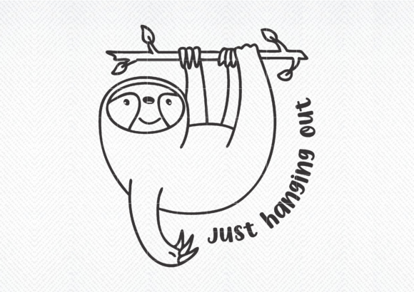 Just Hanging Out SVG for Real Embroidery Projects