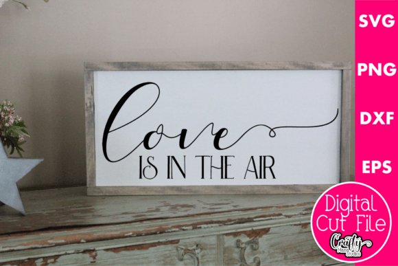 Love Is in the Air SVG for Real Embroidery Projects