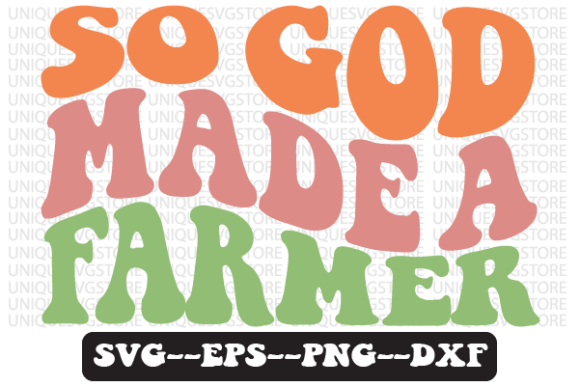 So God Made a Farmer Retro SVG Design Review
