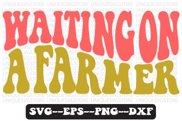 Waiting on a Farmer Retro Svg Design Review